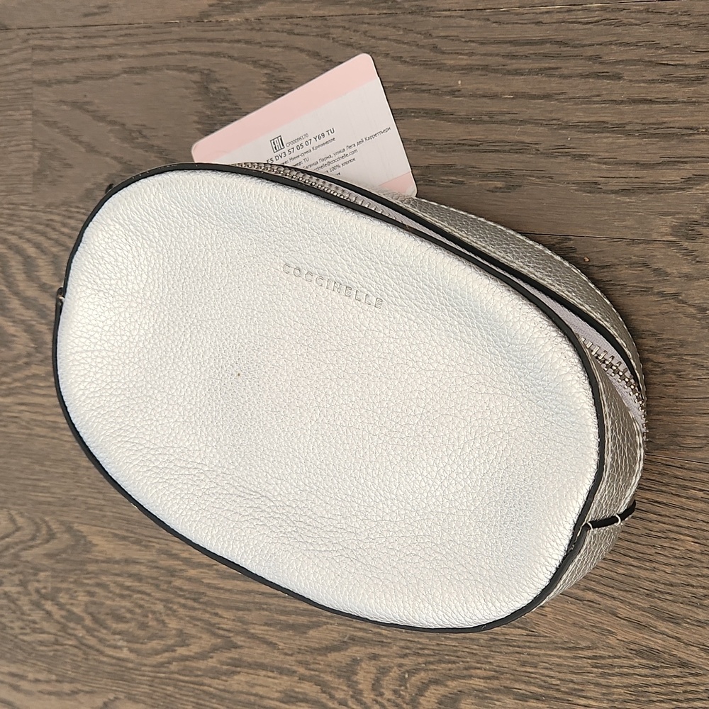 NWT Silver Coccinelle bum bag